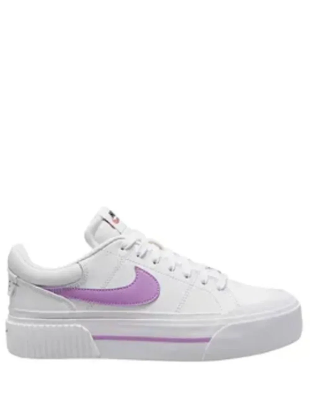 Nike Sneakers Female White Size:8.5 Legacy Lift Low Shoe White/Fuchsia/Black